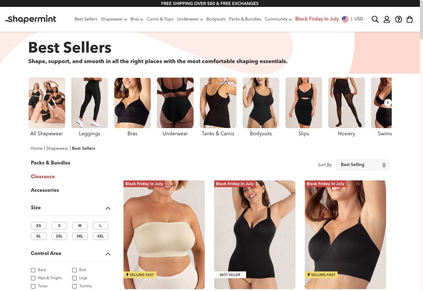 Fashion Store product experience