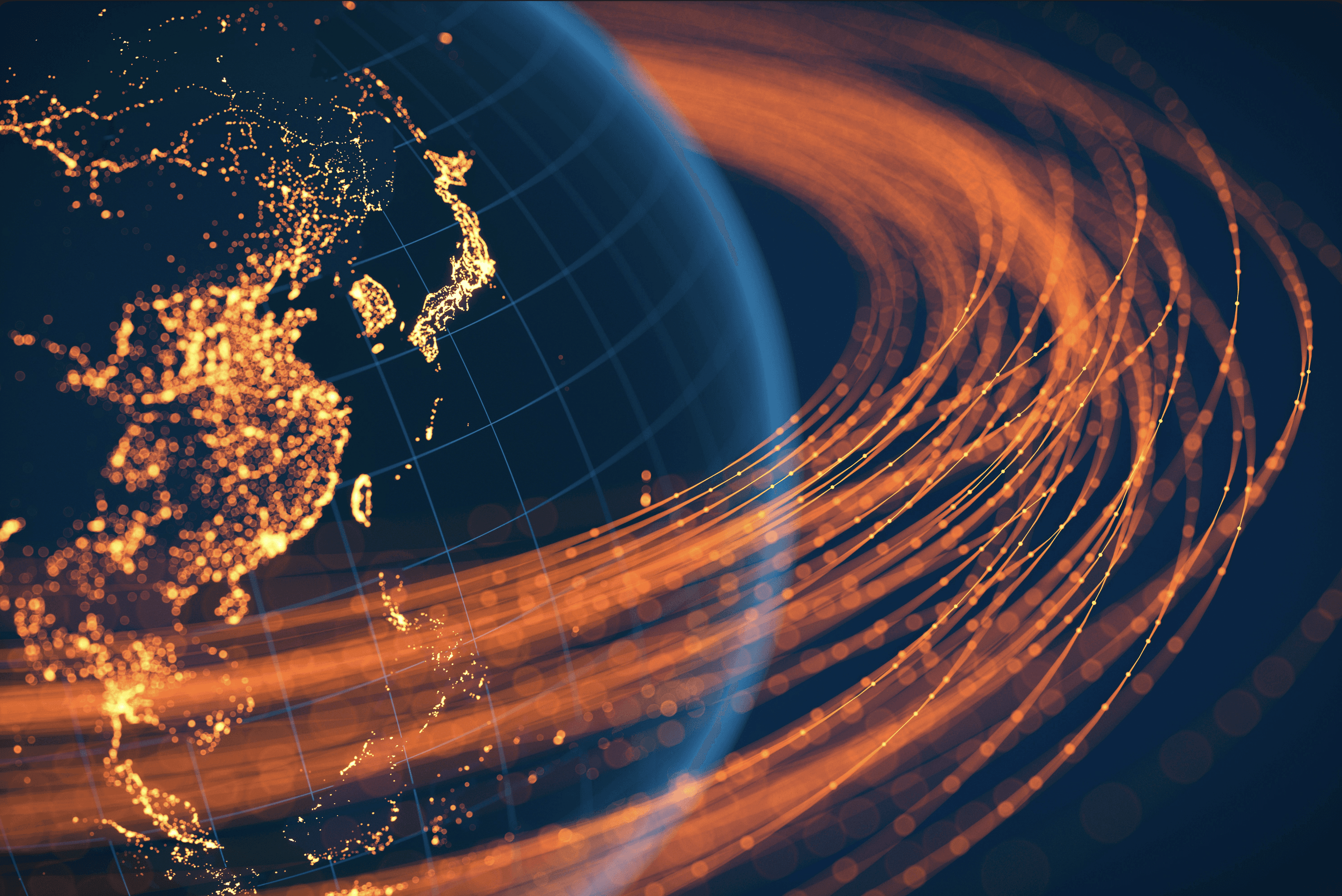 high tech imegry of the world