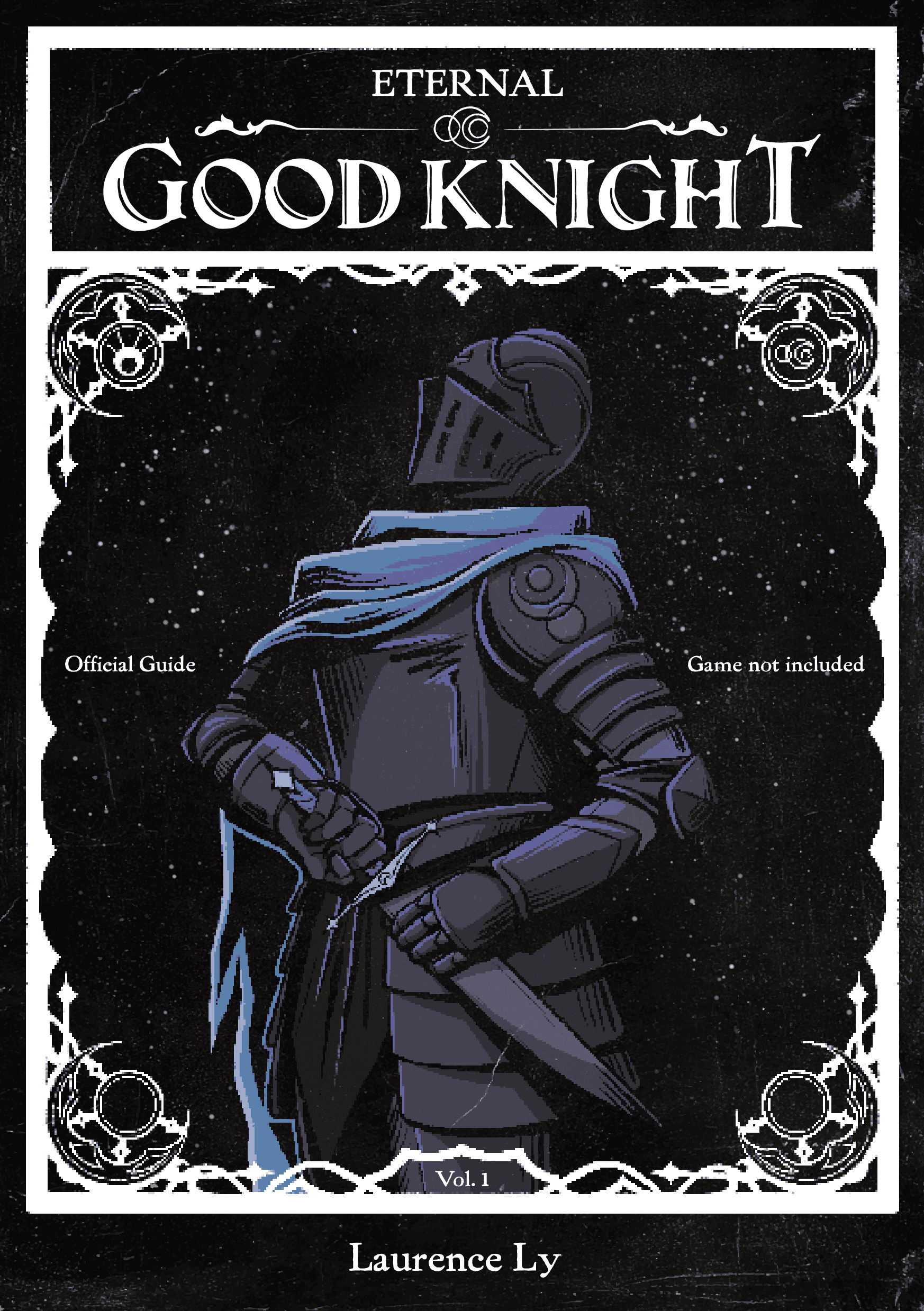 Front and back cover of the game manual