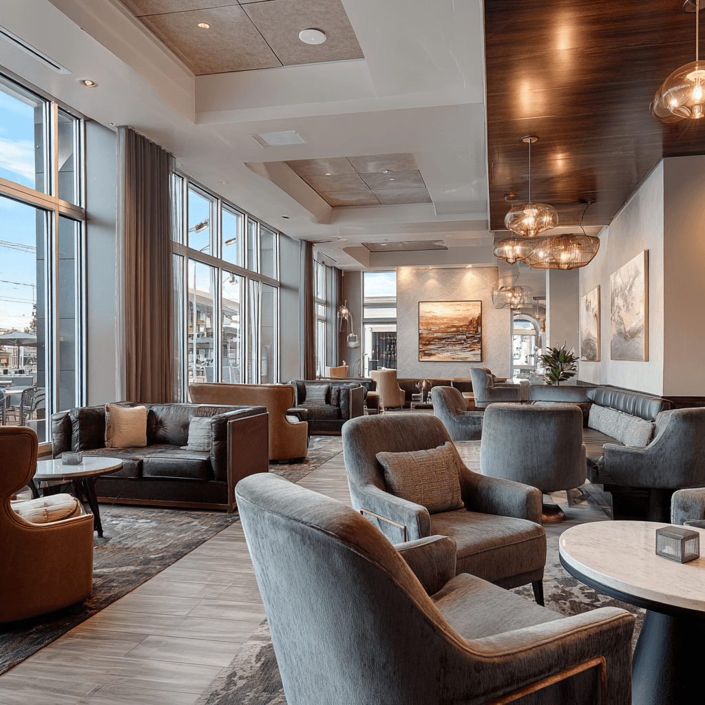 Image of Futuristic dining area