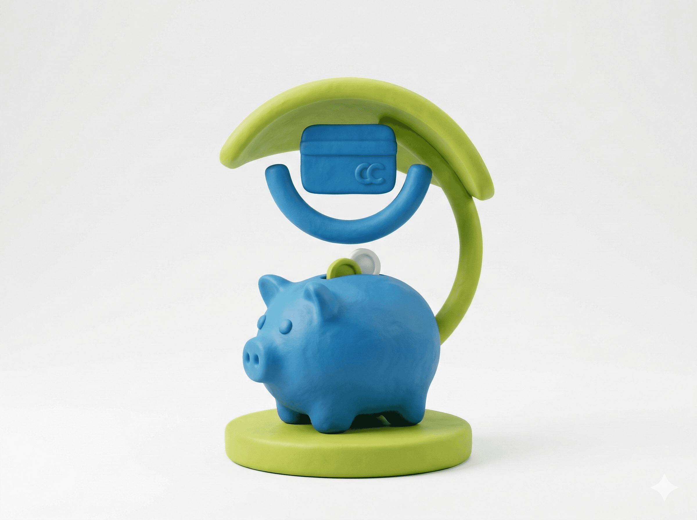 Minimal abstract sculpture with flowing translucent white curves, softly lit and casting gentle shadows on a neutral gray background.