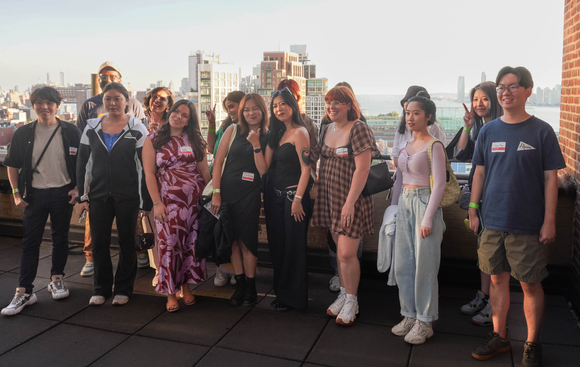 group shot of students on a terrace, class of 2025