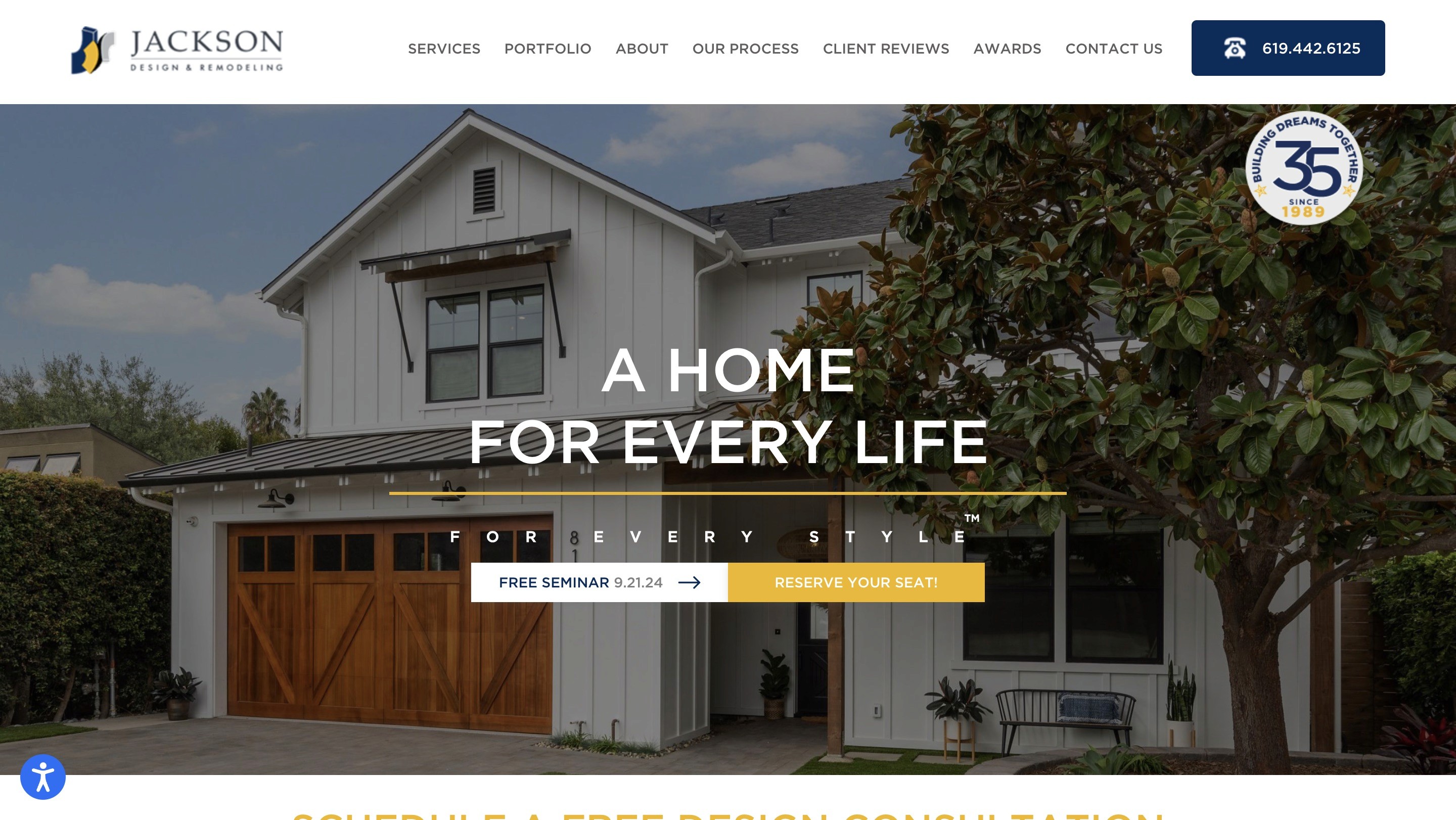 Remodelling website