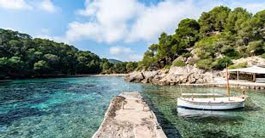 Cala Mastella in Ibiza close to Luxury Villa Can Nemo
