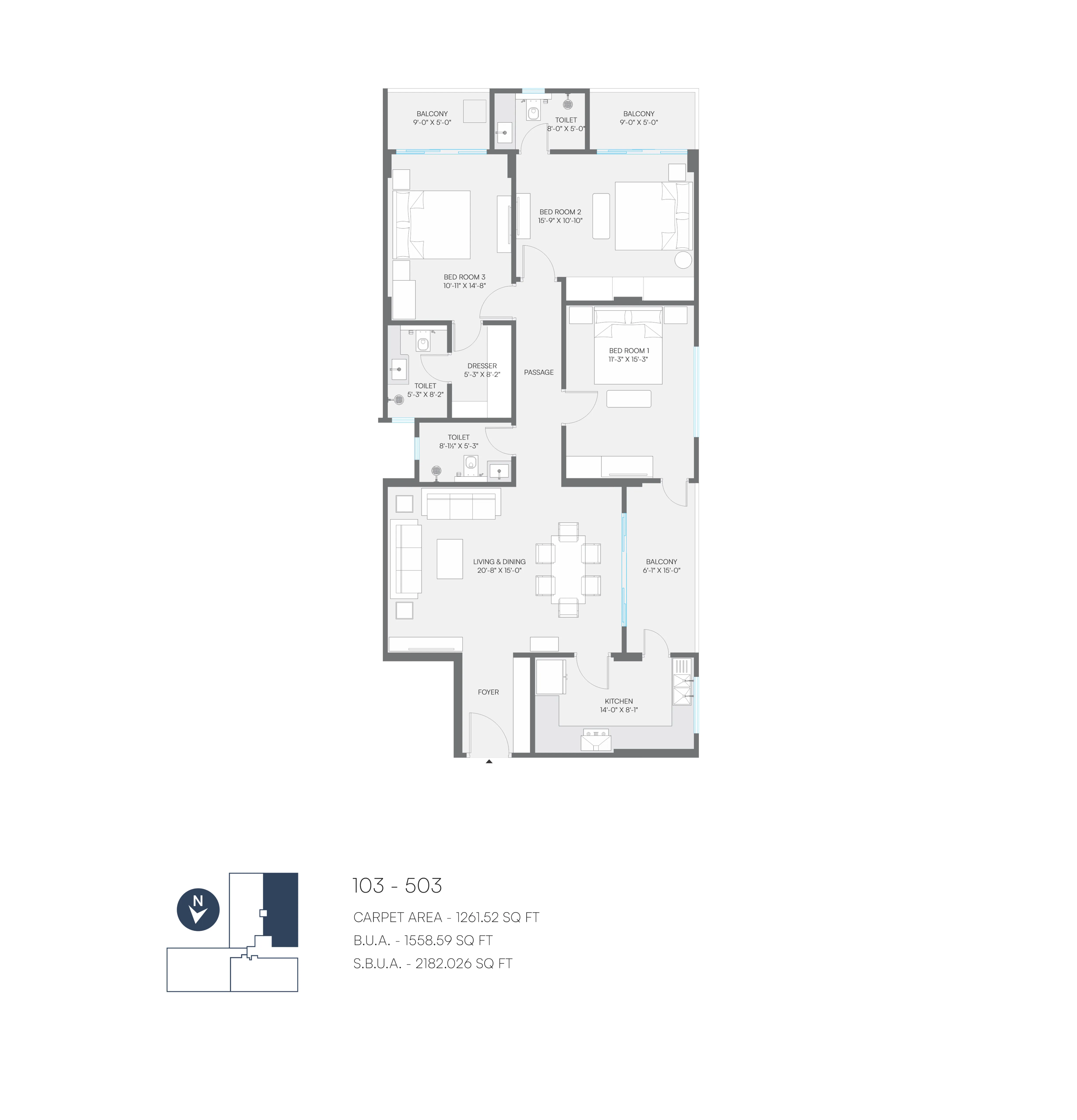 Bagai Buildcon floor plan preview
