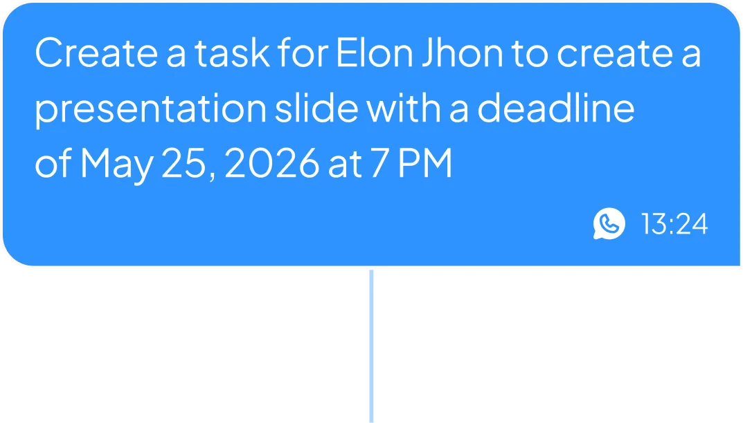 Task Creation & Assign Illustration