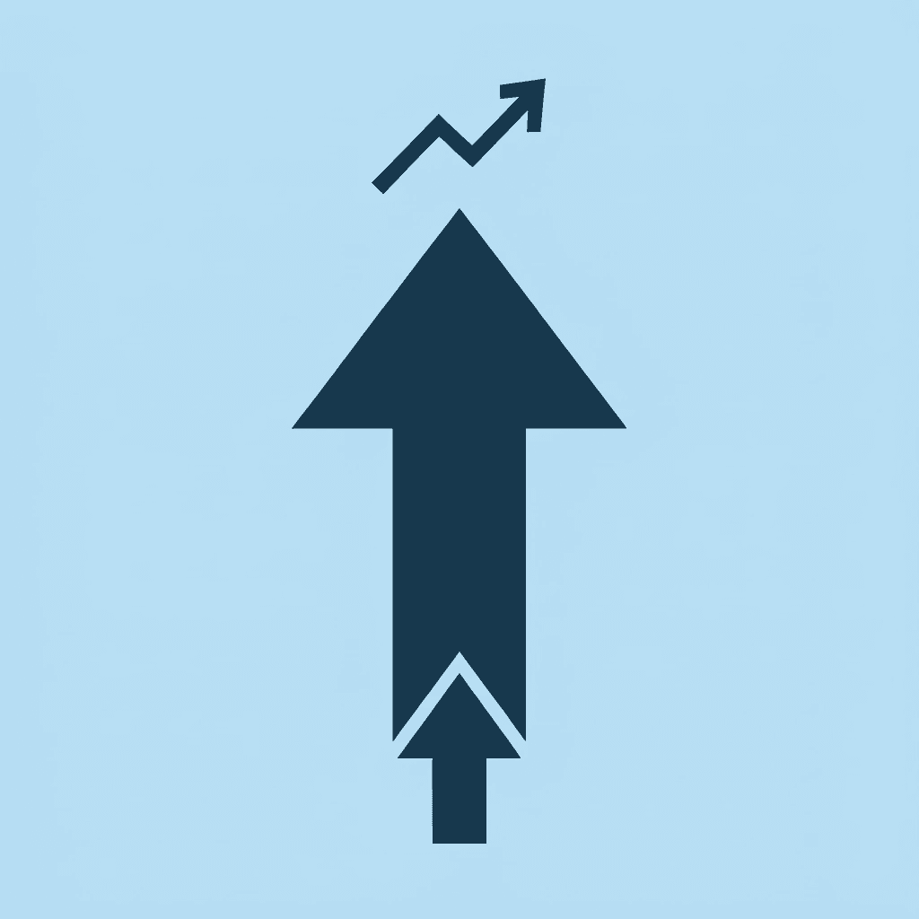 Upward arrow showing 312% growth in telehealth prescriptions since 2020