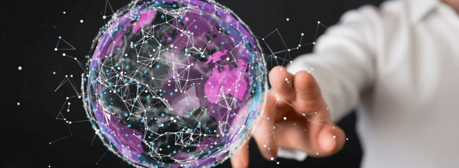 A work team around the desk