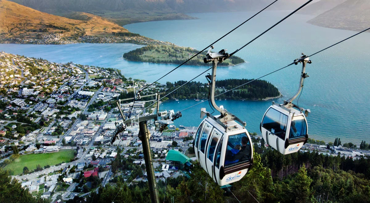 Gondola ride over Queenstown