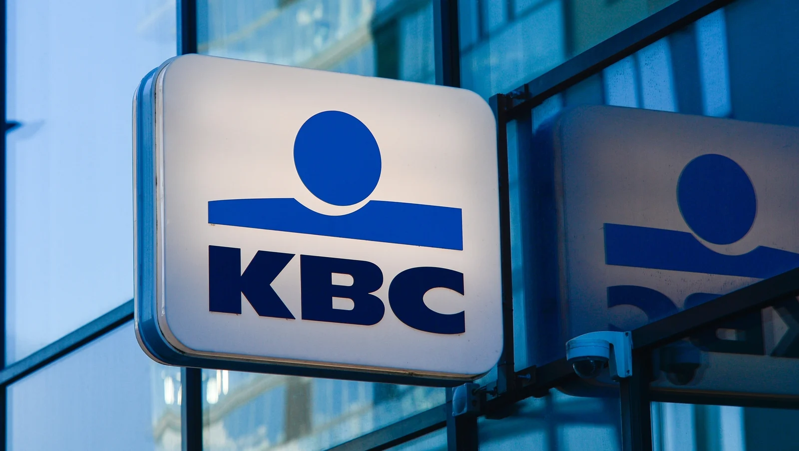 KBC logo on building 