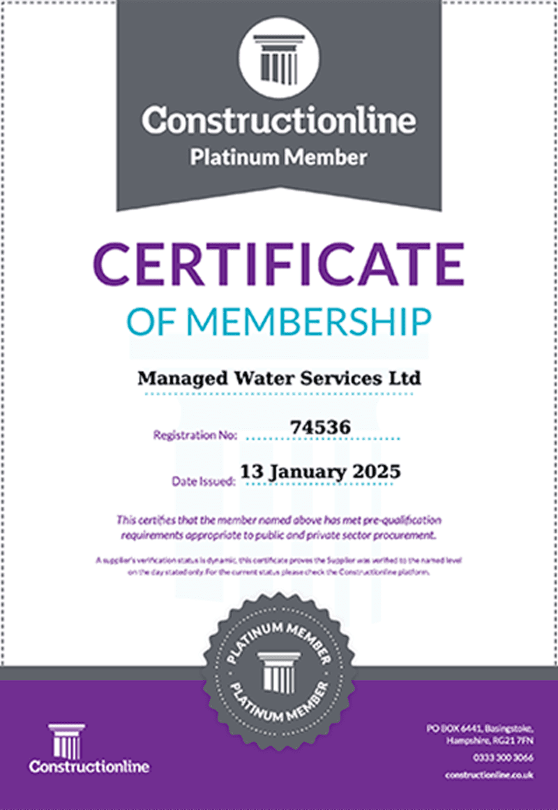 constructiononline menbership certificate