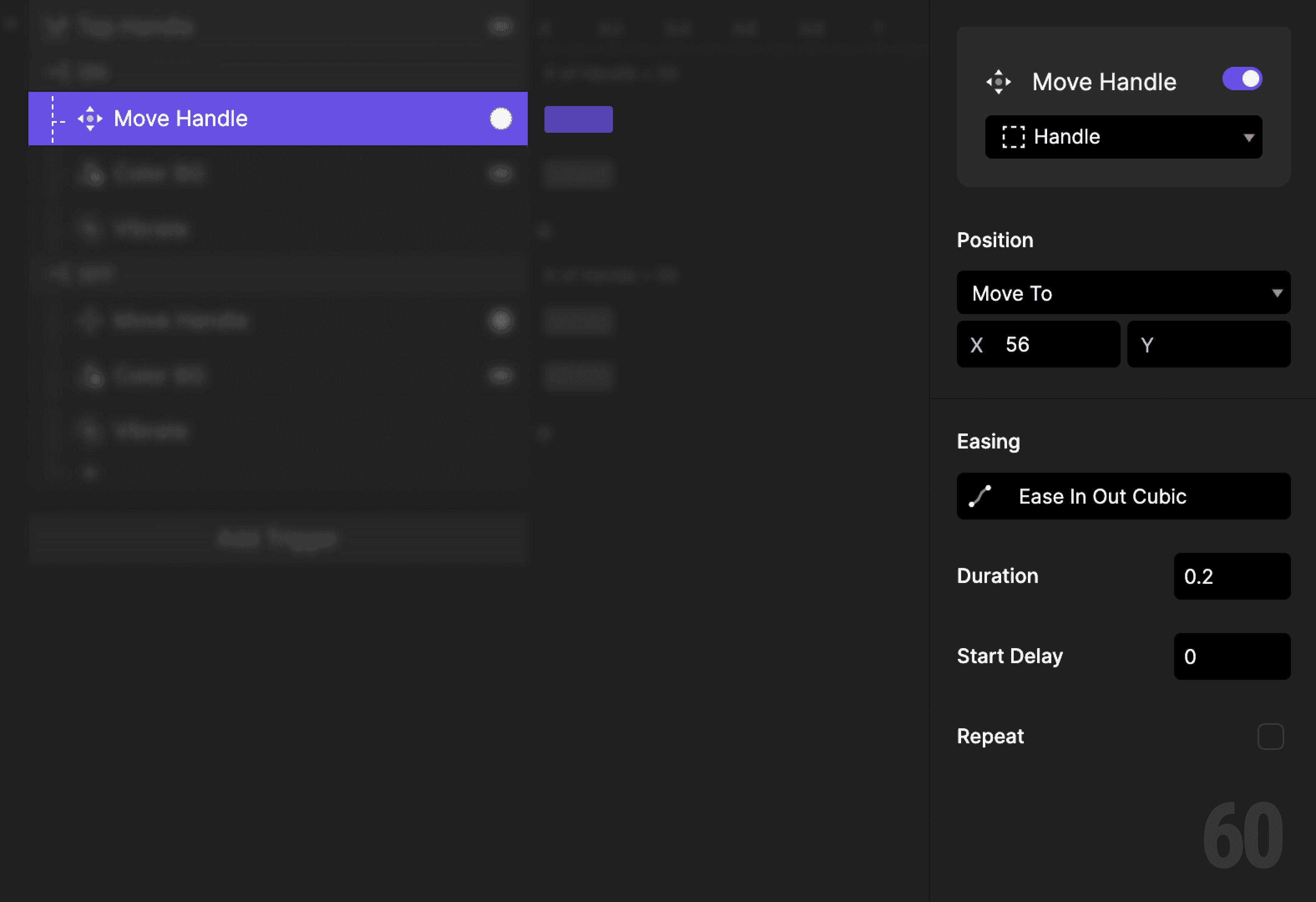 This is a screenshot of Step 3: Move the handle to ON.