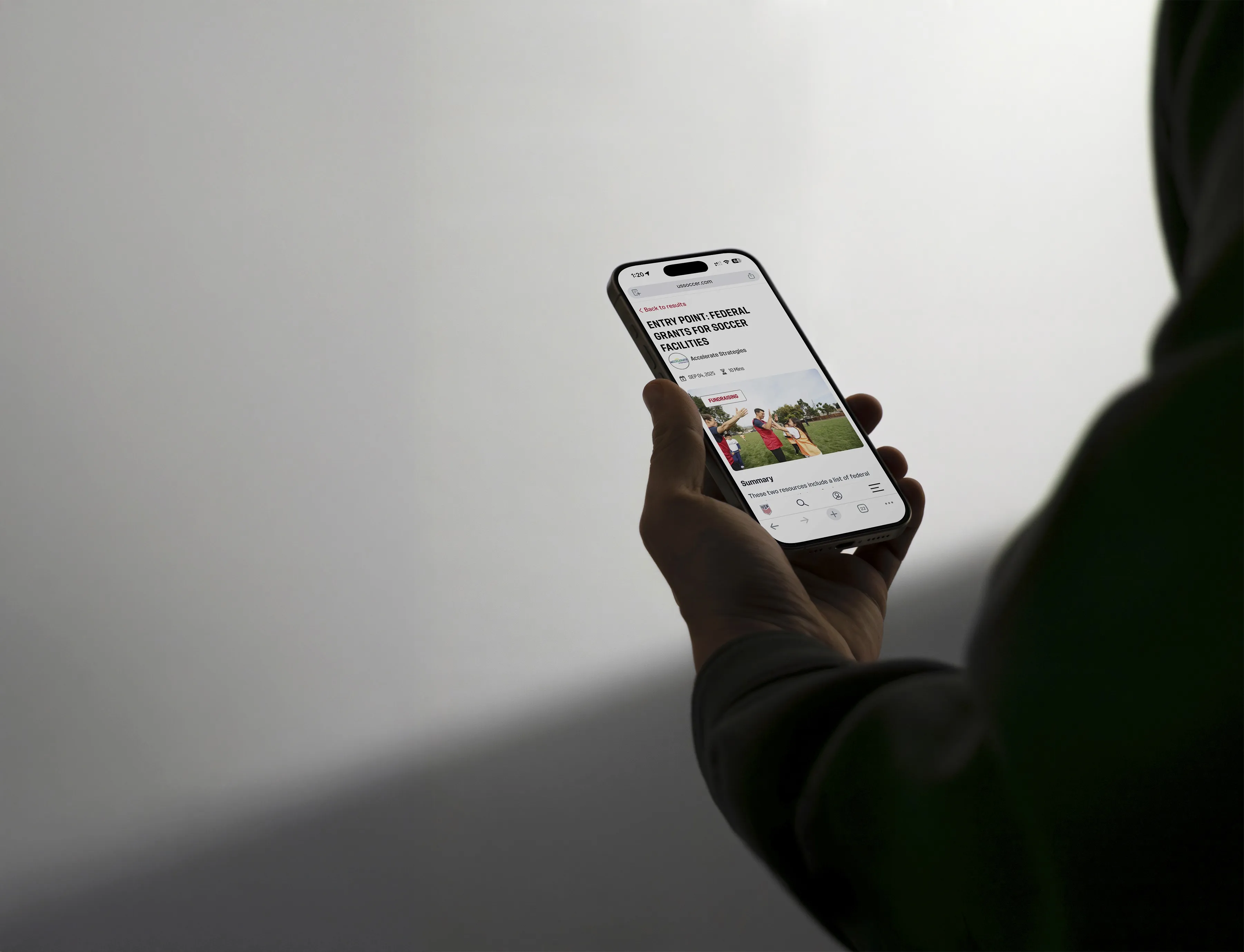 person holding a mobile phone