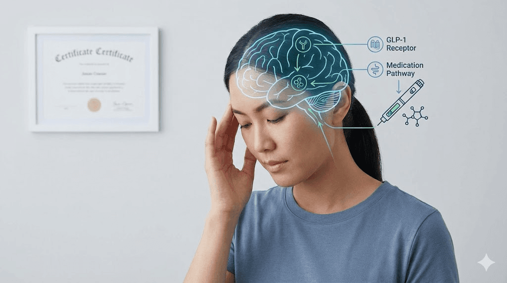 GLP-1 headache causes and mechanisms illustrated