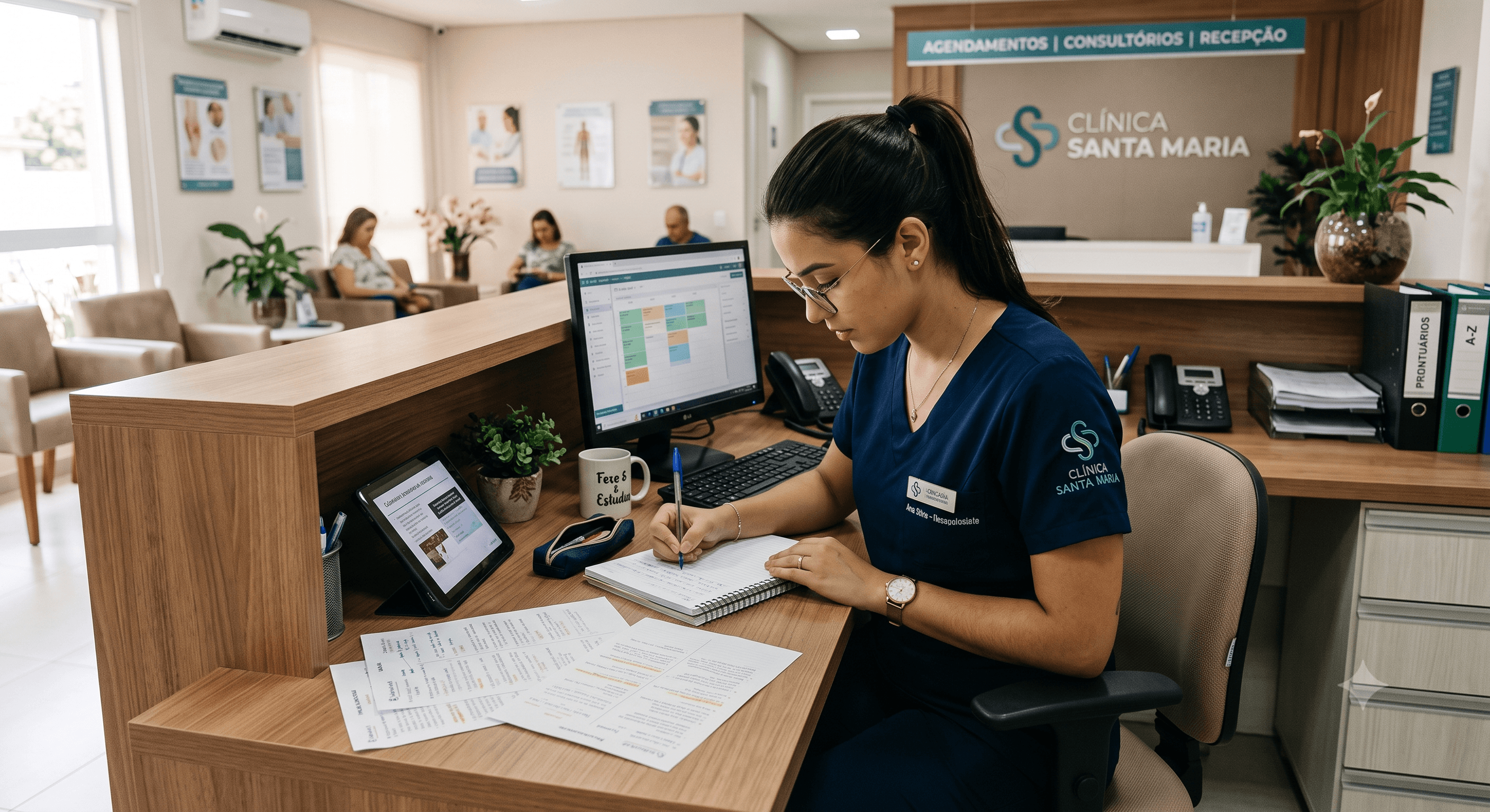curso de recepcionista de clínica médica