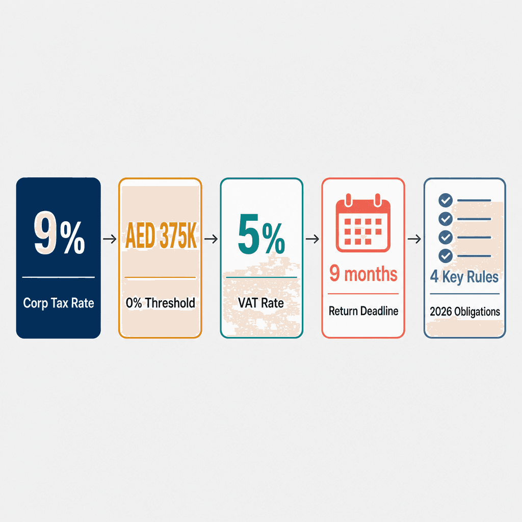 Infographic: New UAE Tax Procedures 2026: What Businesses Need to Know