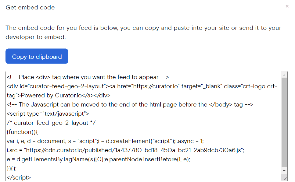 embed social media feed on webflow website