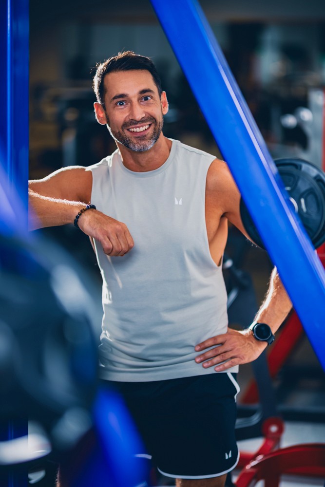 Coach explaining something to an athlete