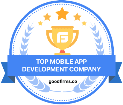 Top AI, Web & Mobile app development company certified by GoodFirms 