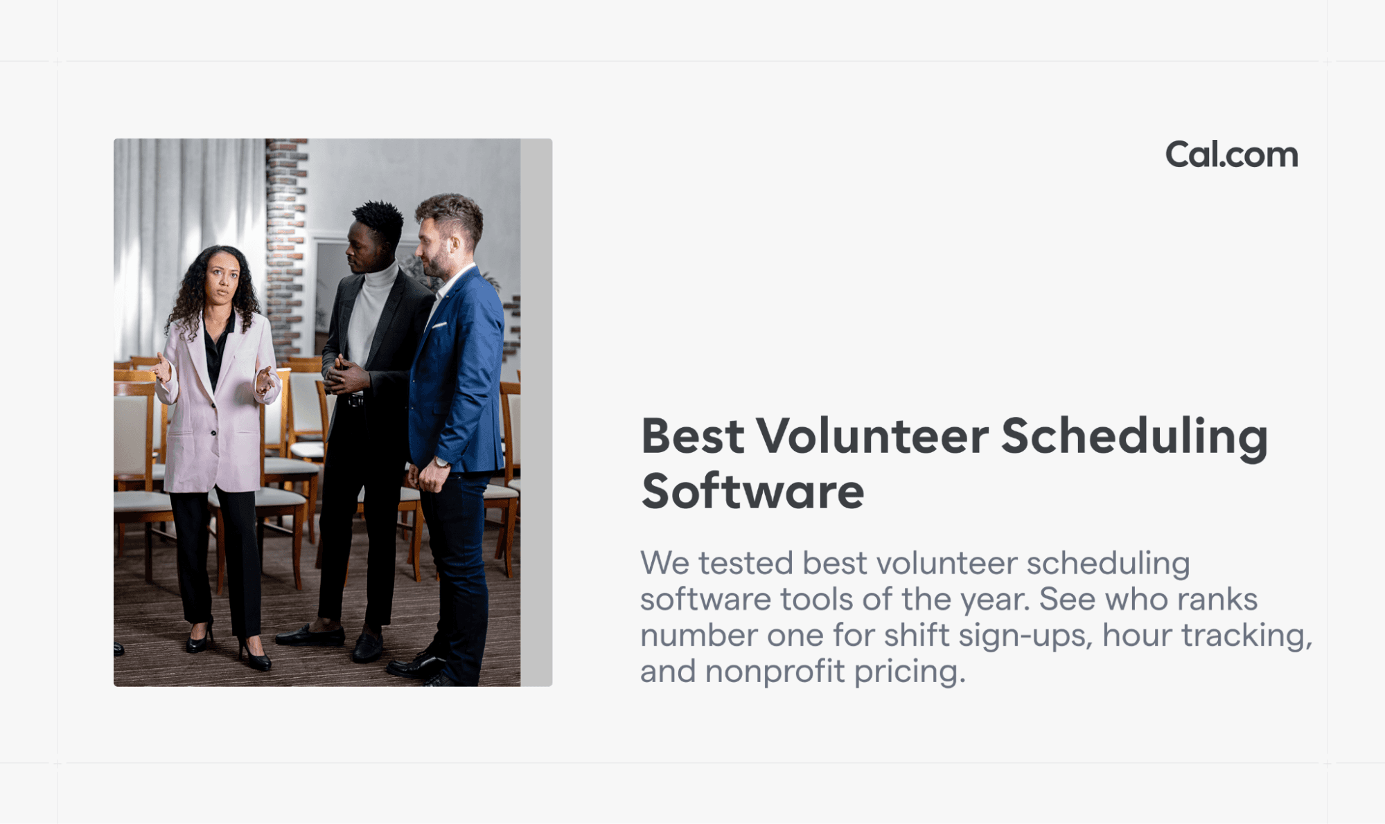 Best volunteer scheduling software