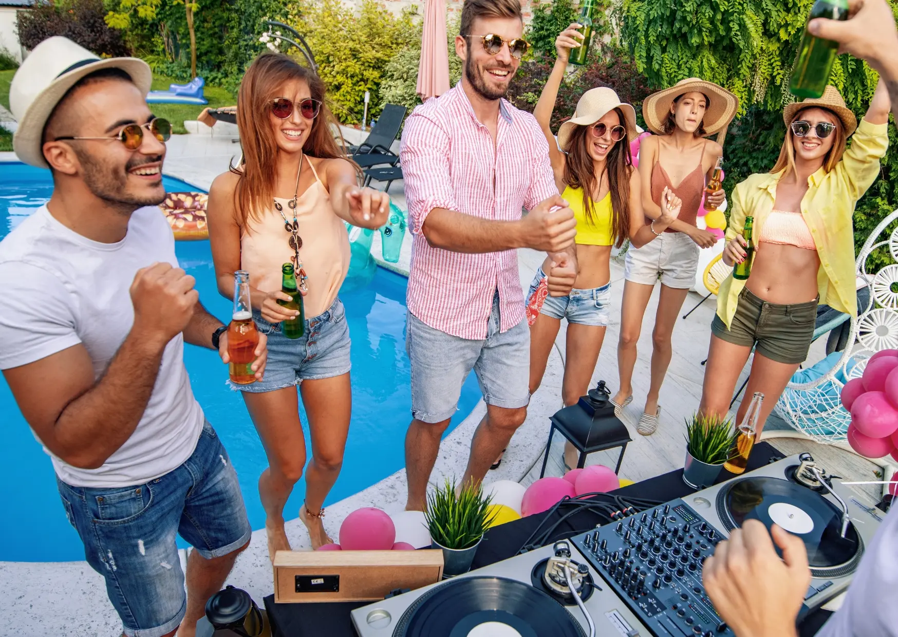 DJ playing in a club