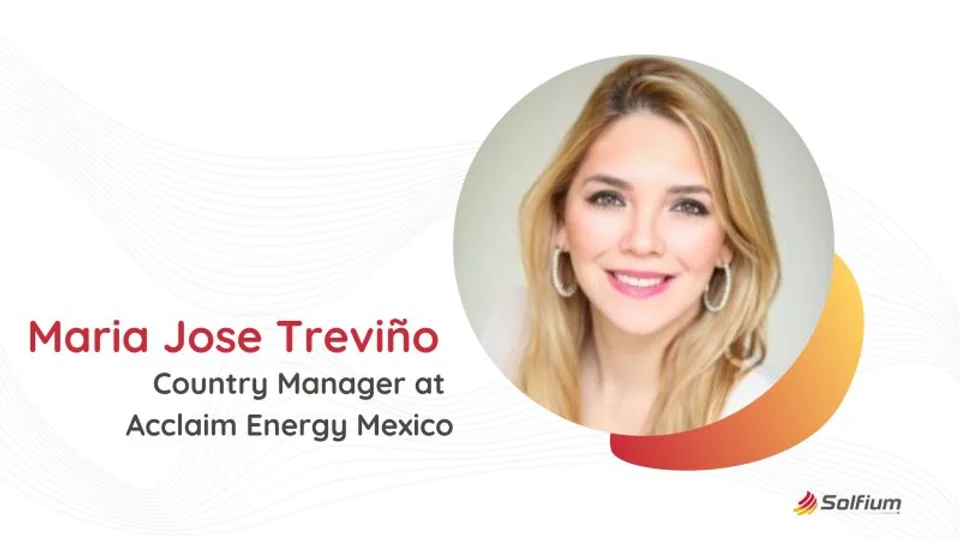 ¡Bienvenida al Consejo Consultivo, María José Treviño!_Paneles solares Solfium en Mexico