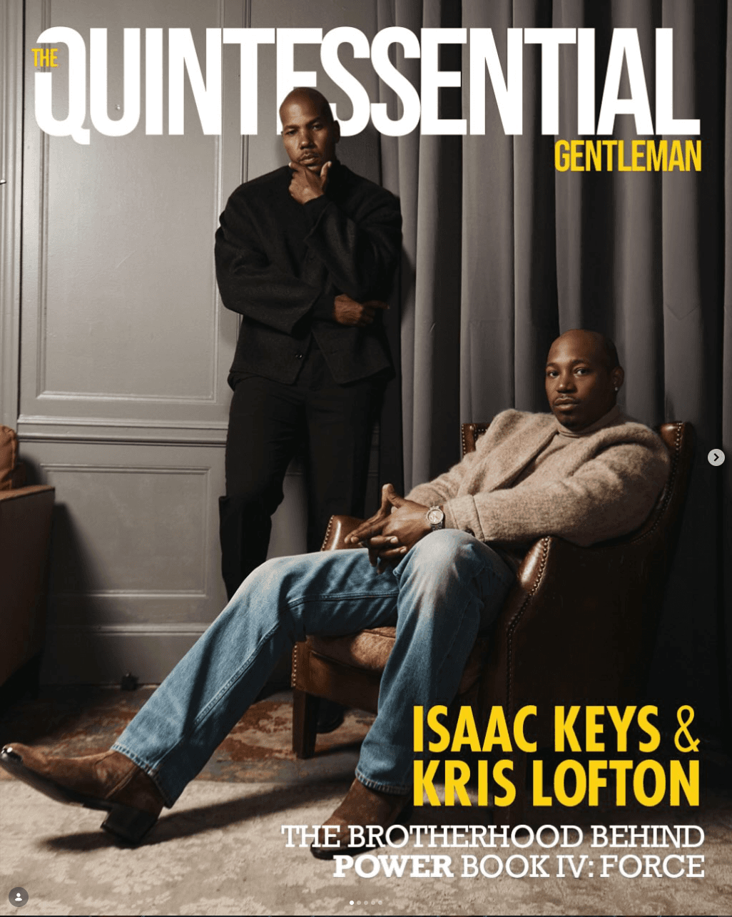 The Quintessential Gentleman cover featuring Isaac Keys and Kris Lofton