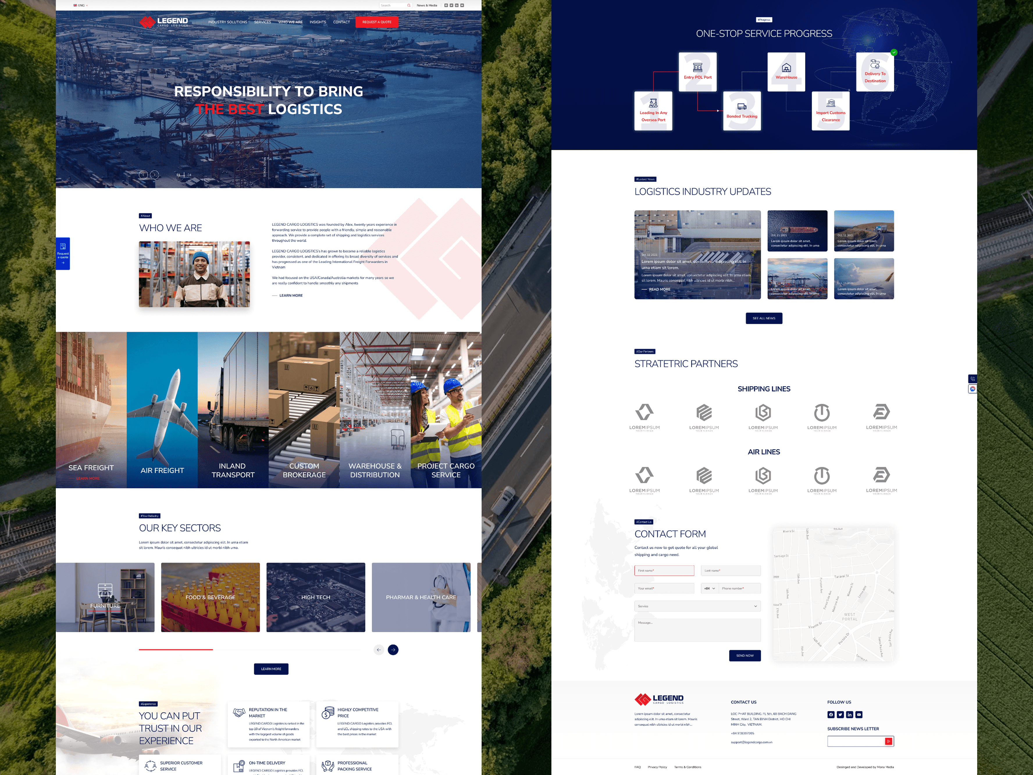 Image of the website's home page