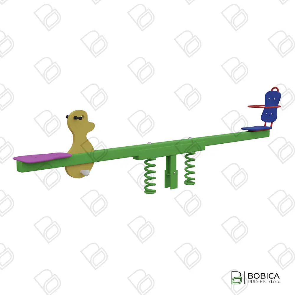Klackalica za dvoje s jednom sjedalicom "QuackRide"