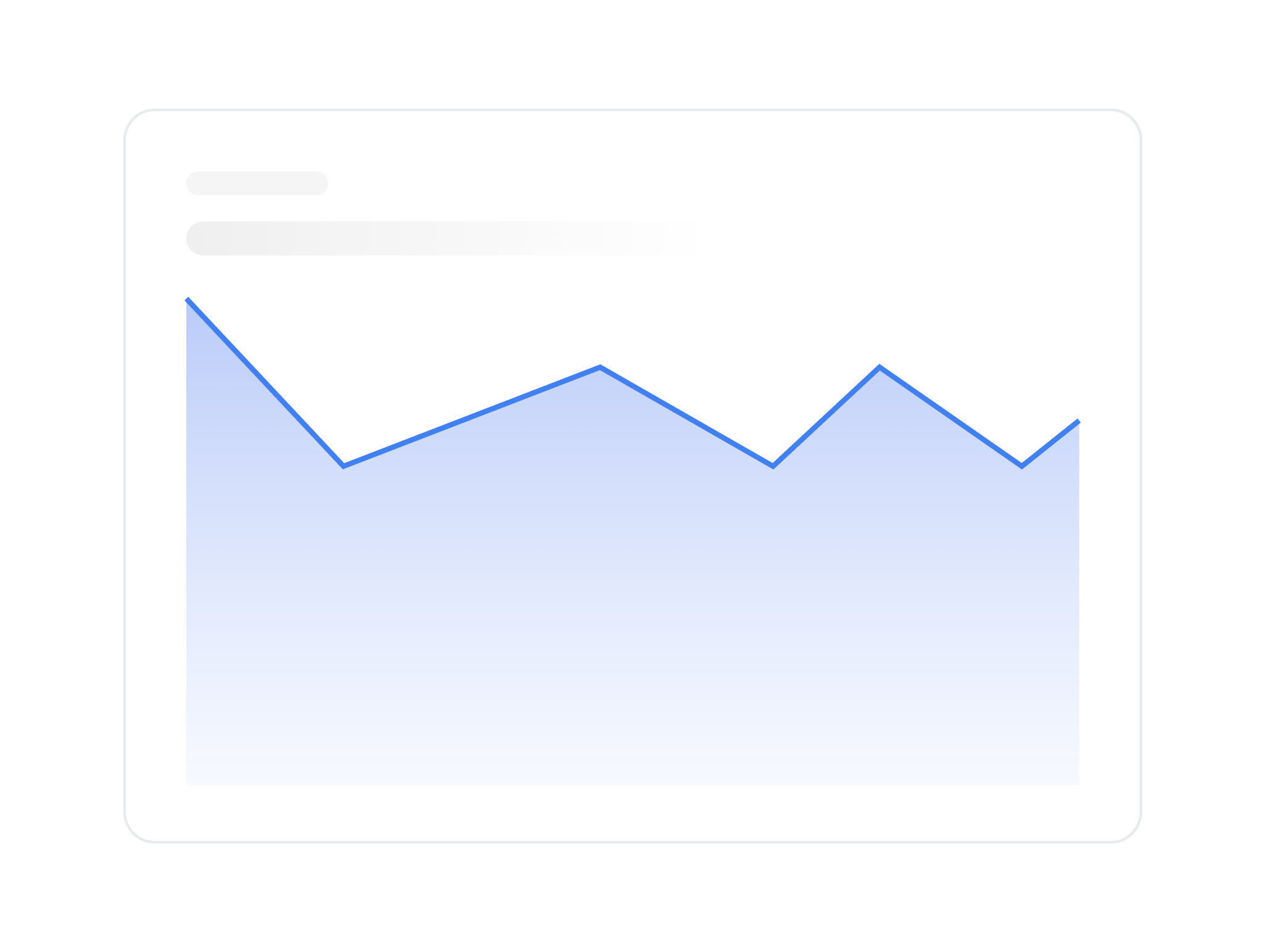 A graph featuring a blue line that illustrates changes in data values.