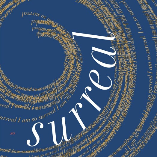 surreal type poster