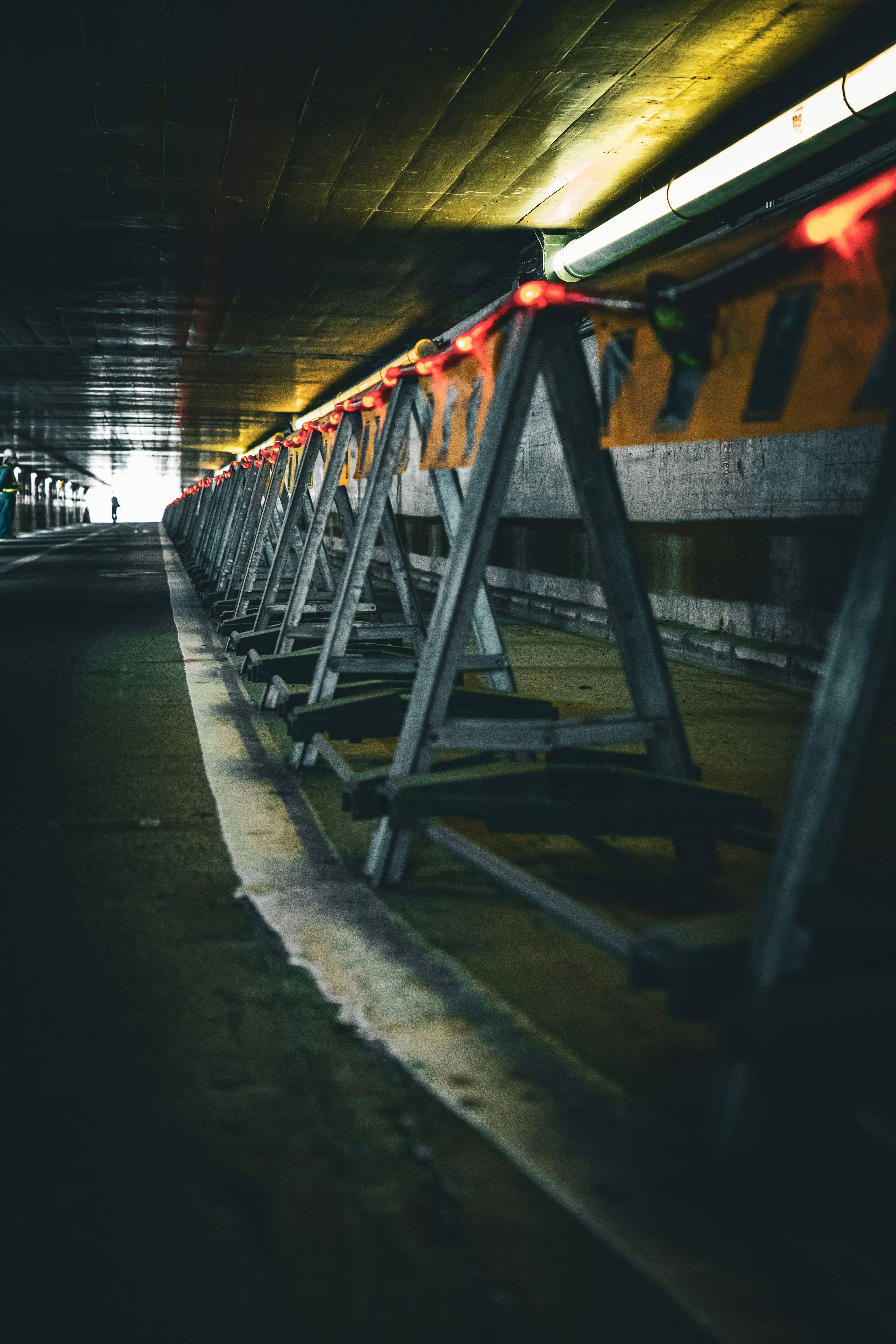 a train on the railway tracks