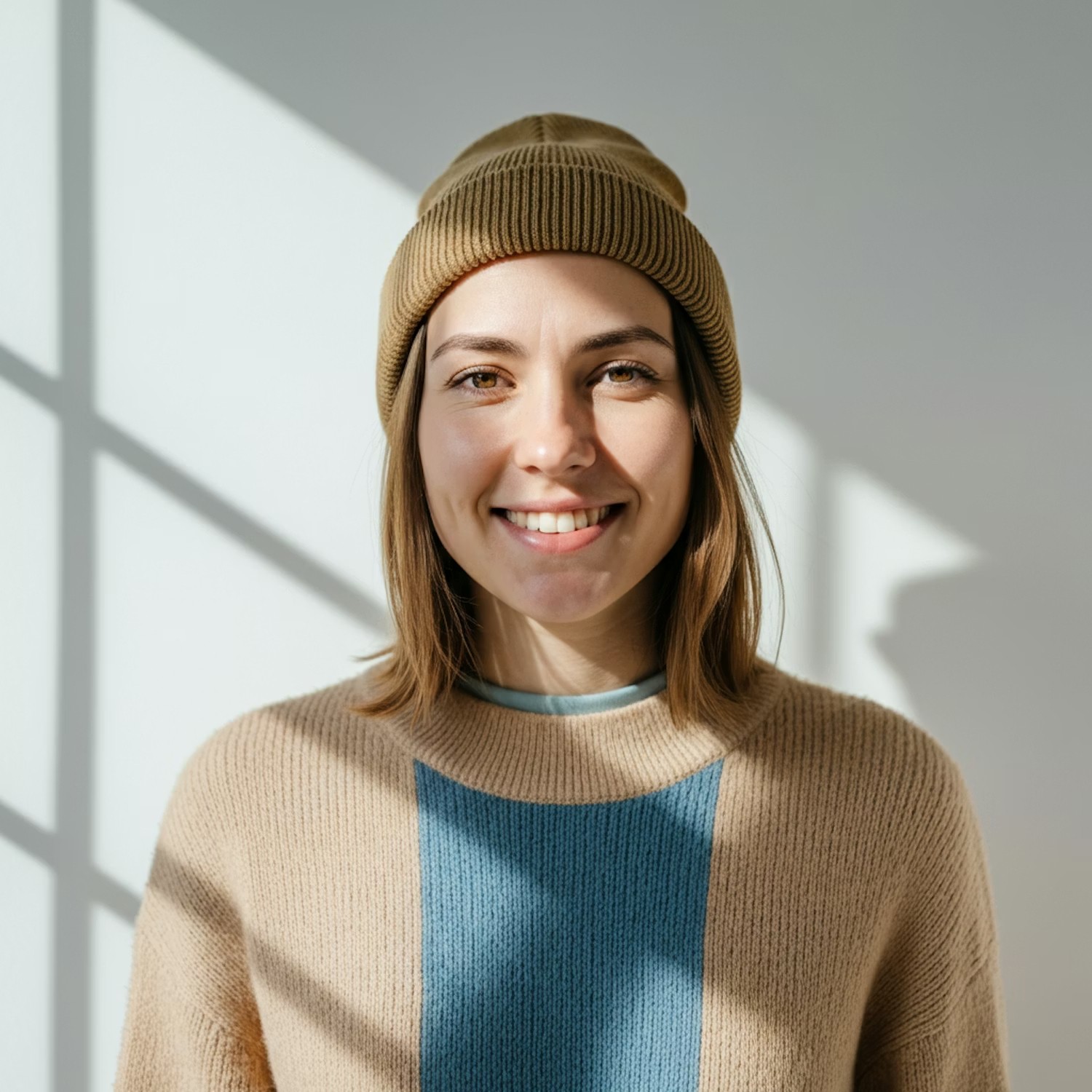 Portrait of woman in beanie