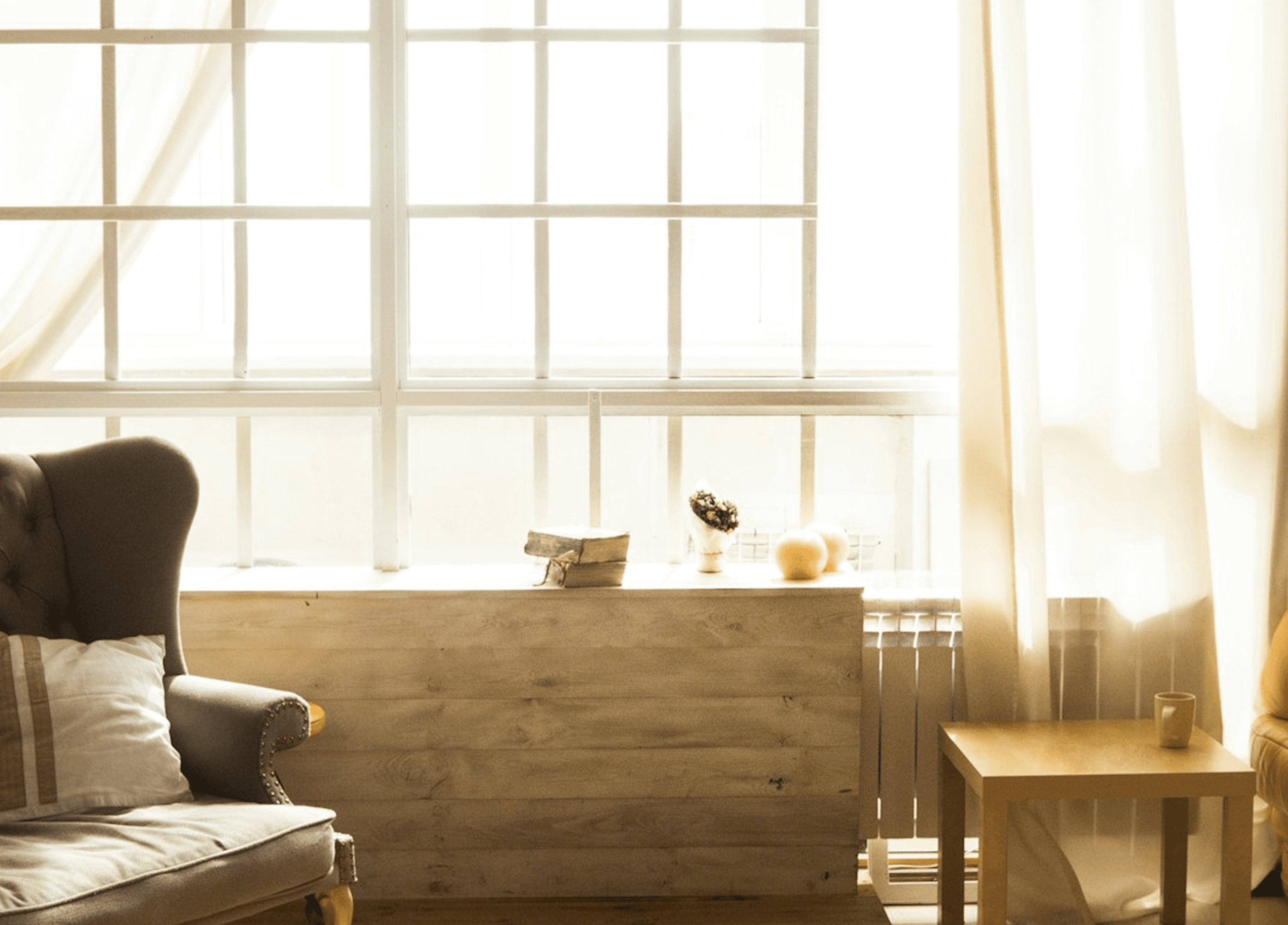 a drawing of a room with a desk and chairs