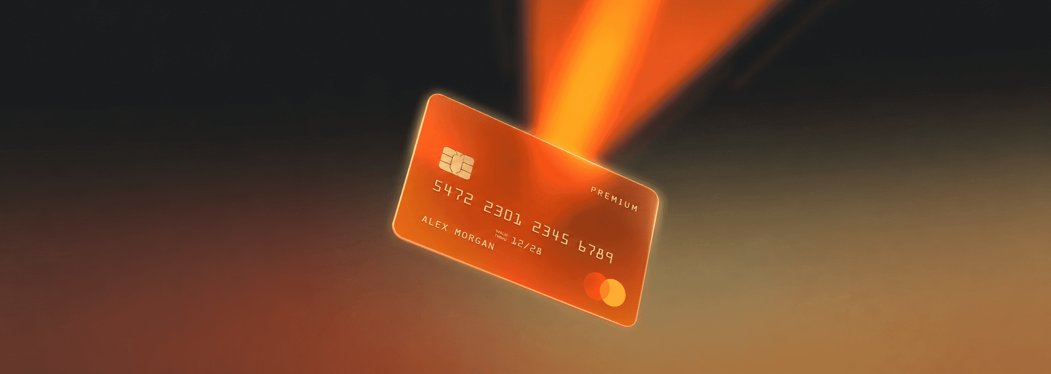 Light beam going out of crypto