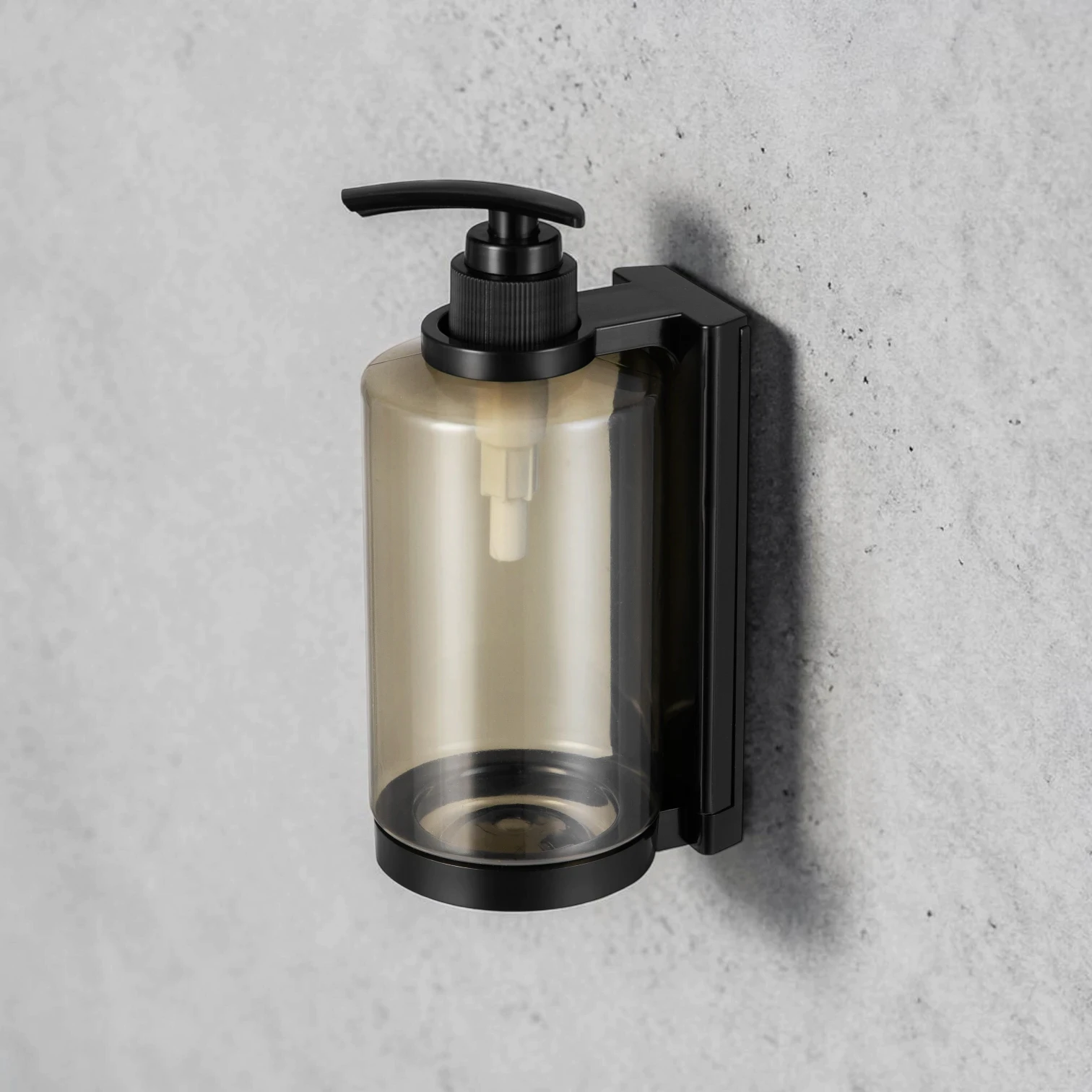 Eco-friendly tamper-proof soap dispenser bracket for hotel refillable systems, high-quality stainless steel, compatible with 300ml-500ml bottles.