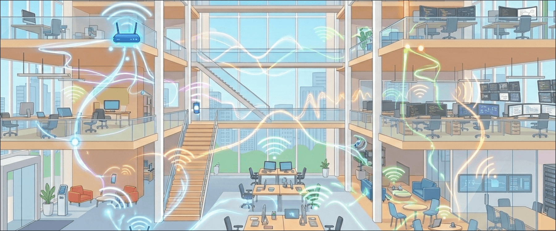 RF signals, indoor environments