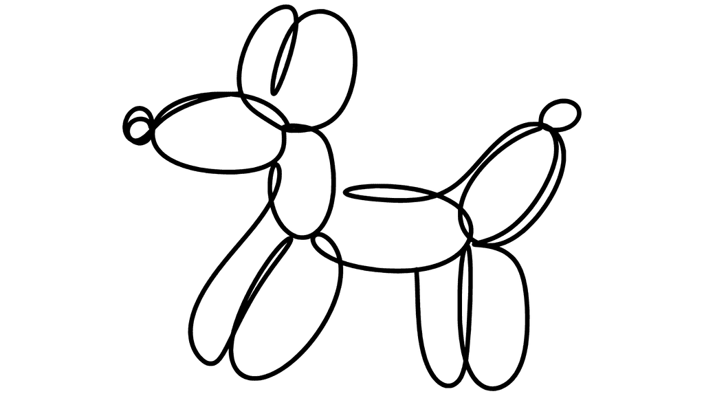 a balloon dog