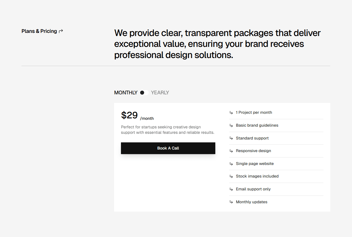 Framer Pricing Component