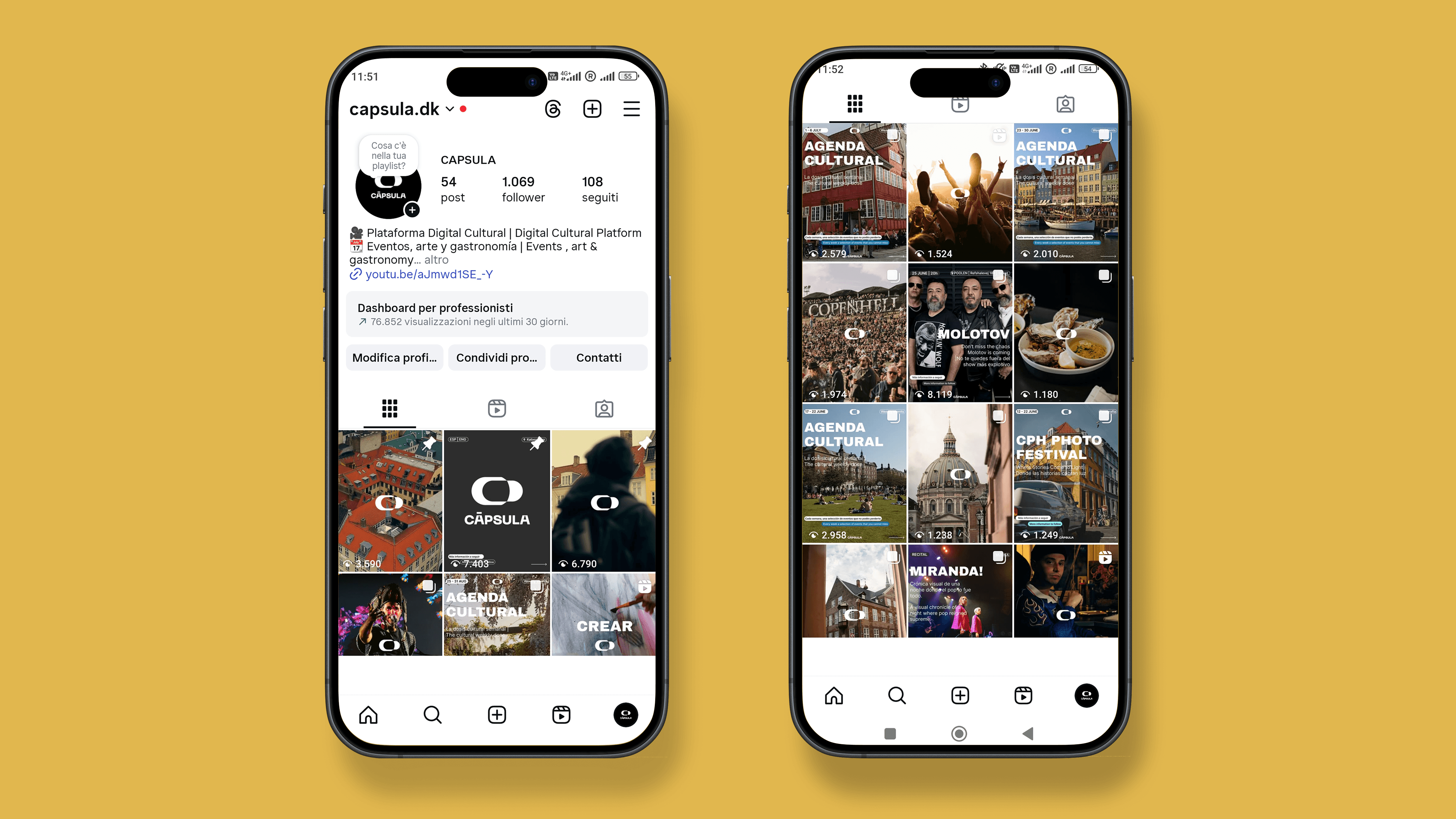 Yellow bowl filled with lemons on bright yellow background for lifestyle branding