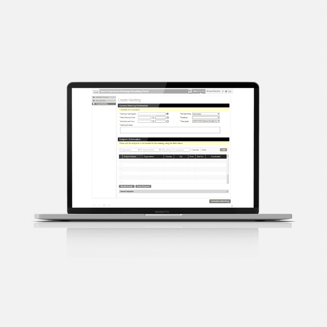 Cisco CTX Portal Wireframes