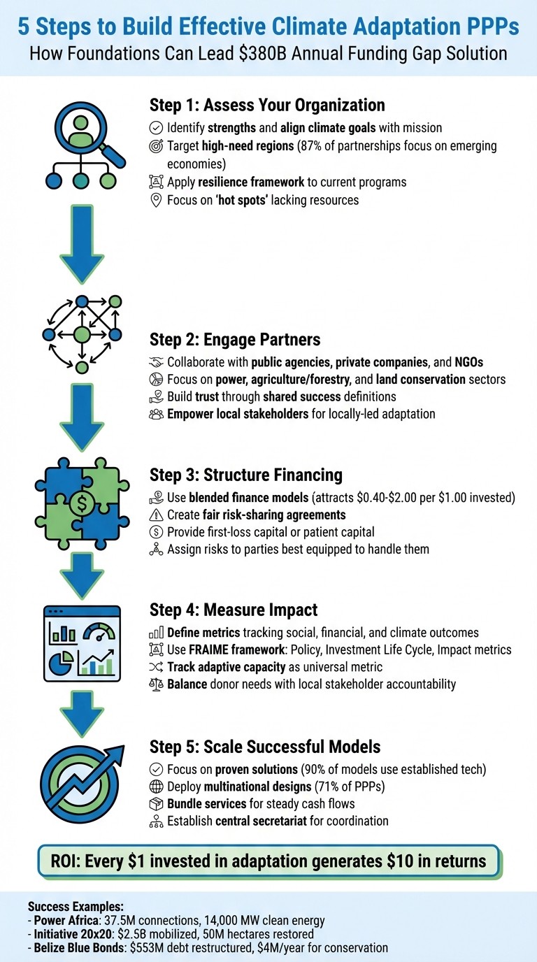 5 Steps to Build Effective Climate Adaptation Public-Private Partnerships
