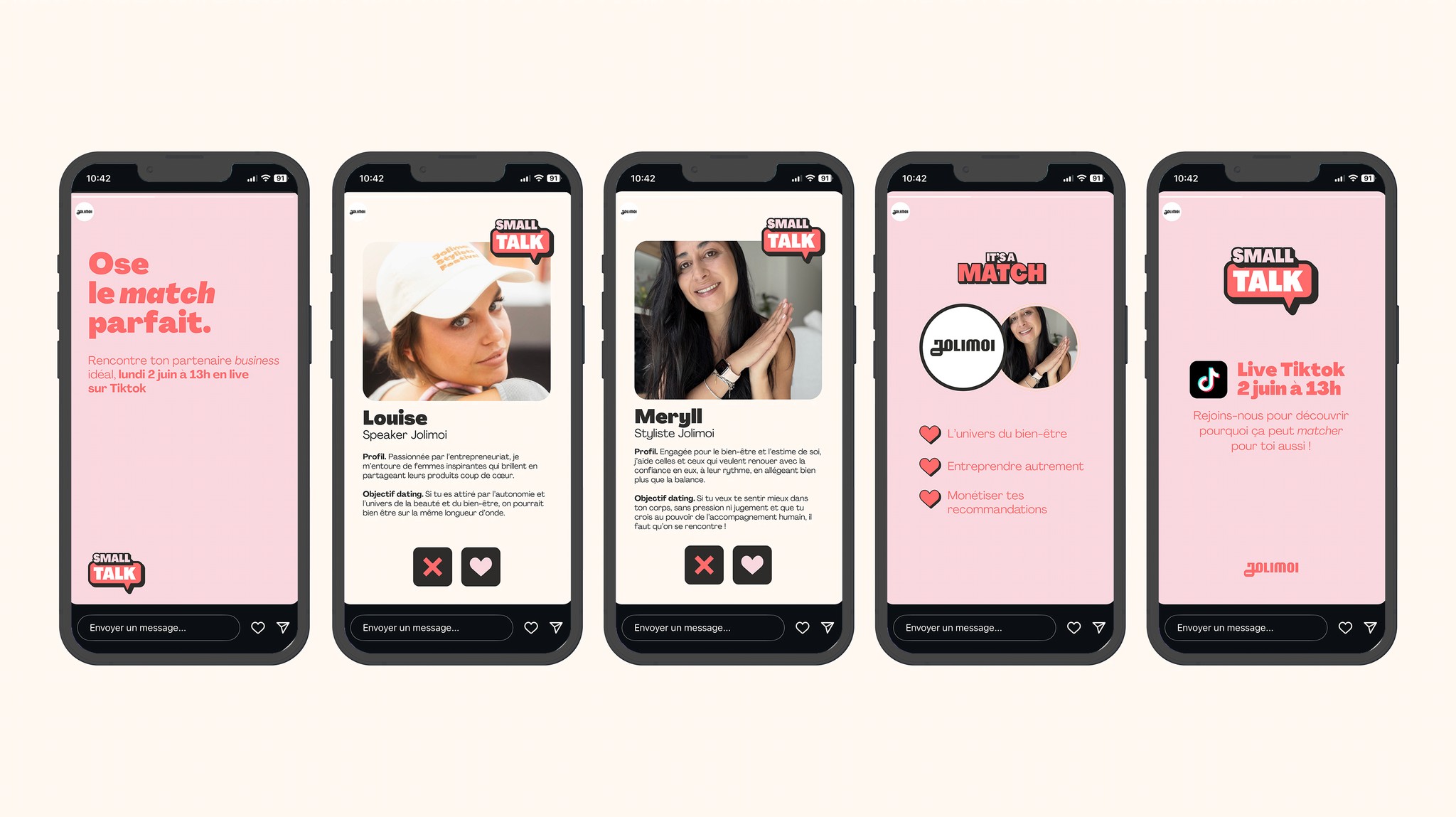 Campagne social media – recrutement beauty brand
