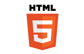 Logo HTML5 reprezentujące format eksportu reklamy bannerowej HTML5.