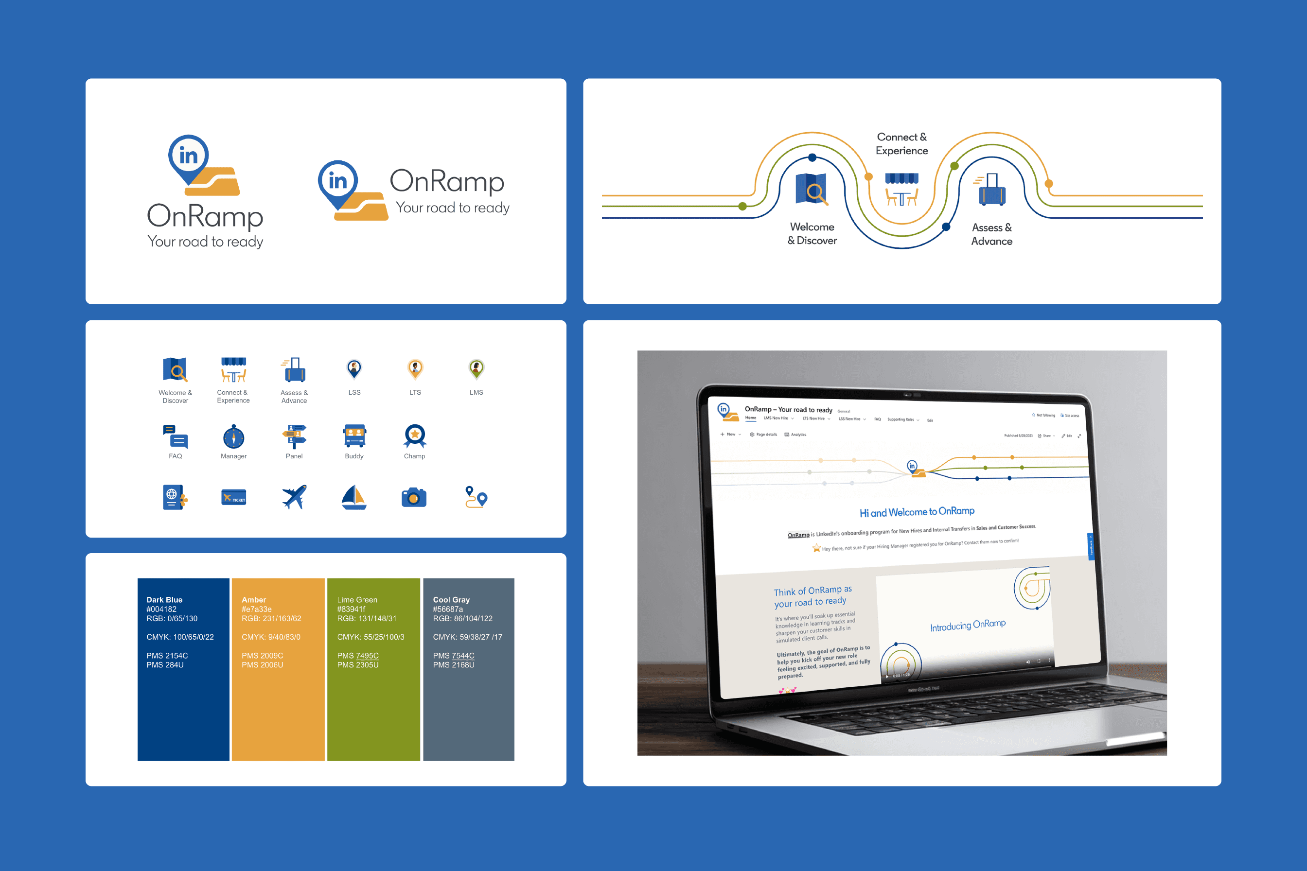 A mockup for a Macbook place on a table for a hair salon website