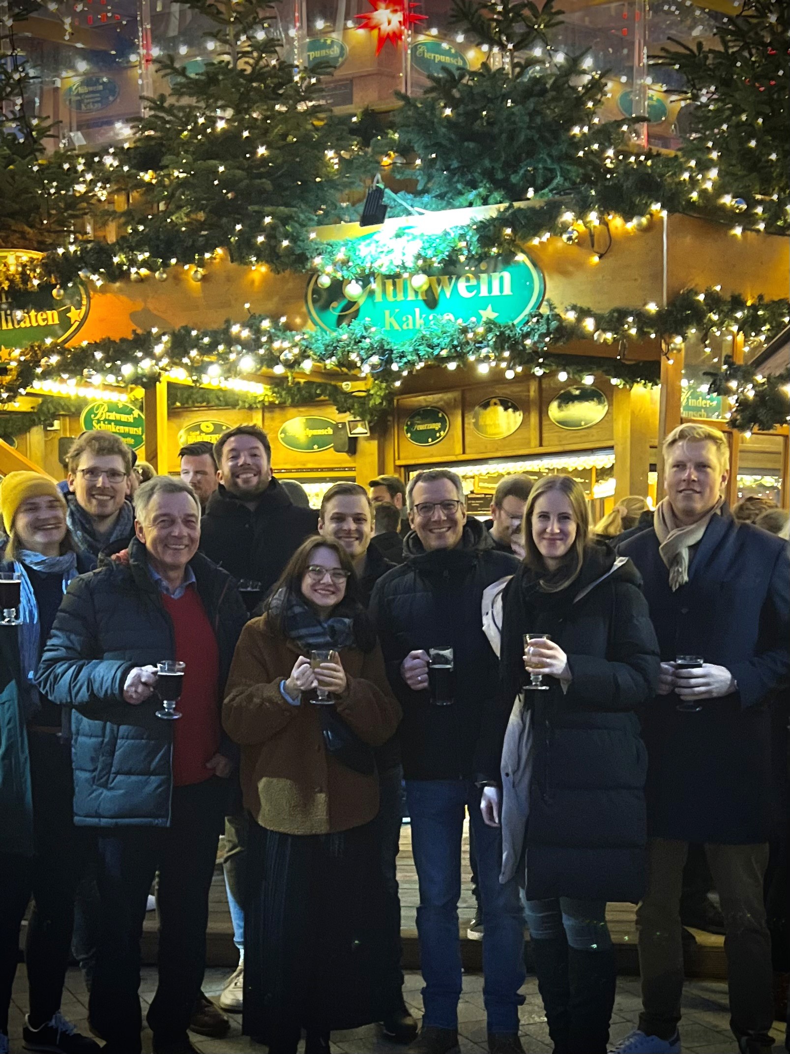 Mitarbeiterfoto Teamevent Weihnachtsfeier