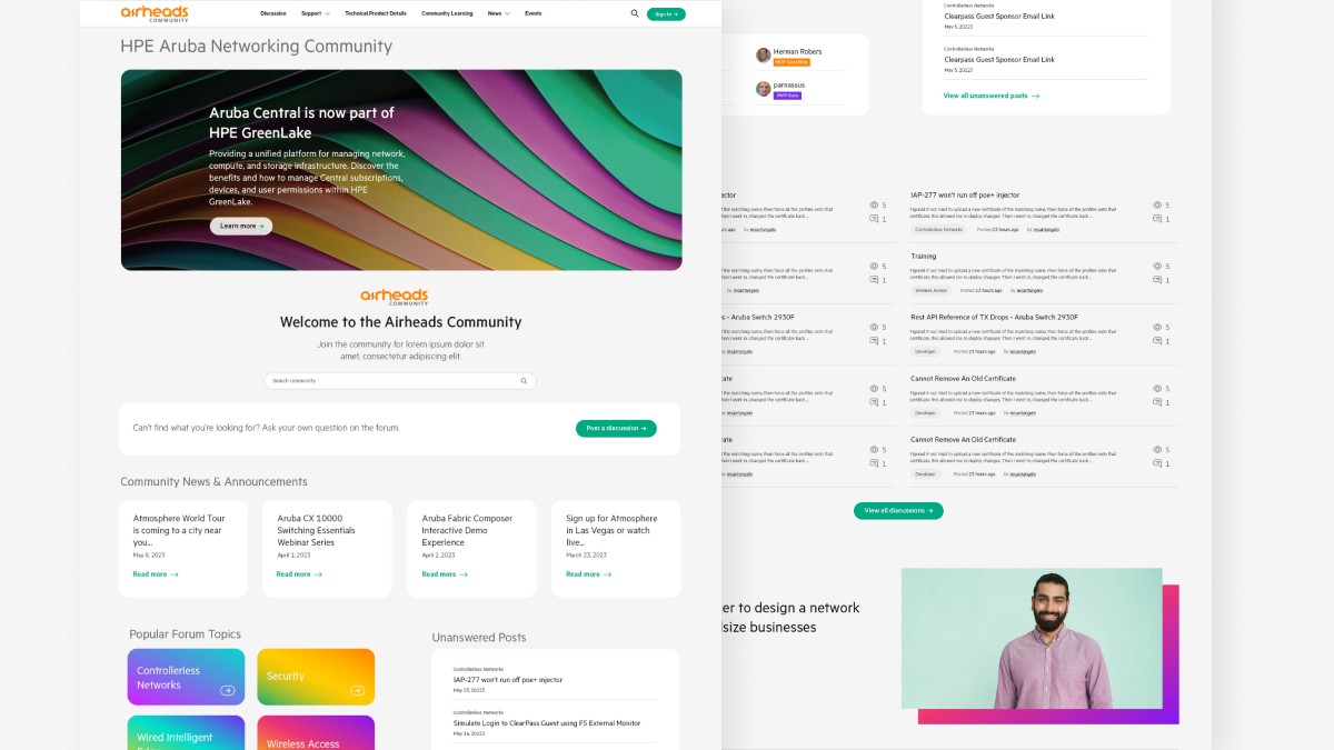 HPE Labs team leadership web page screenshot
