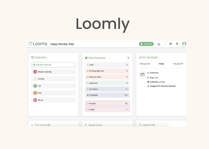 Loomly - Social Media Management tool