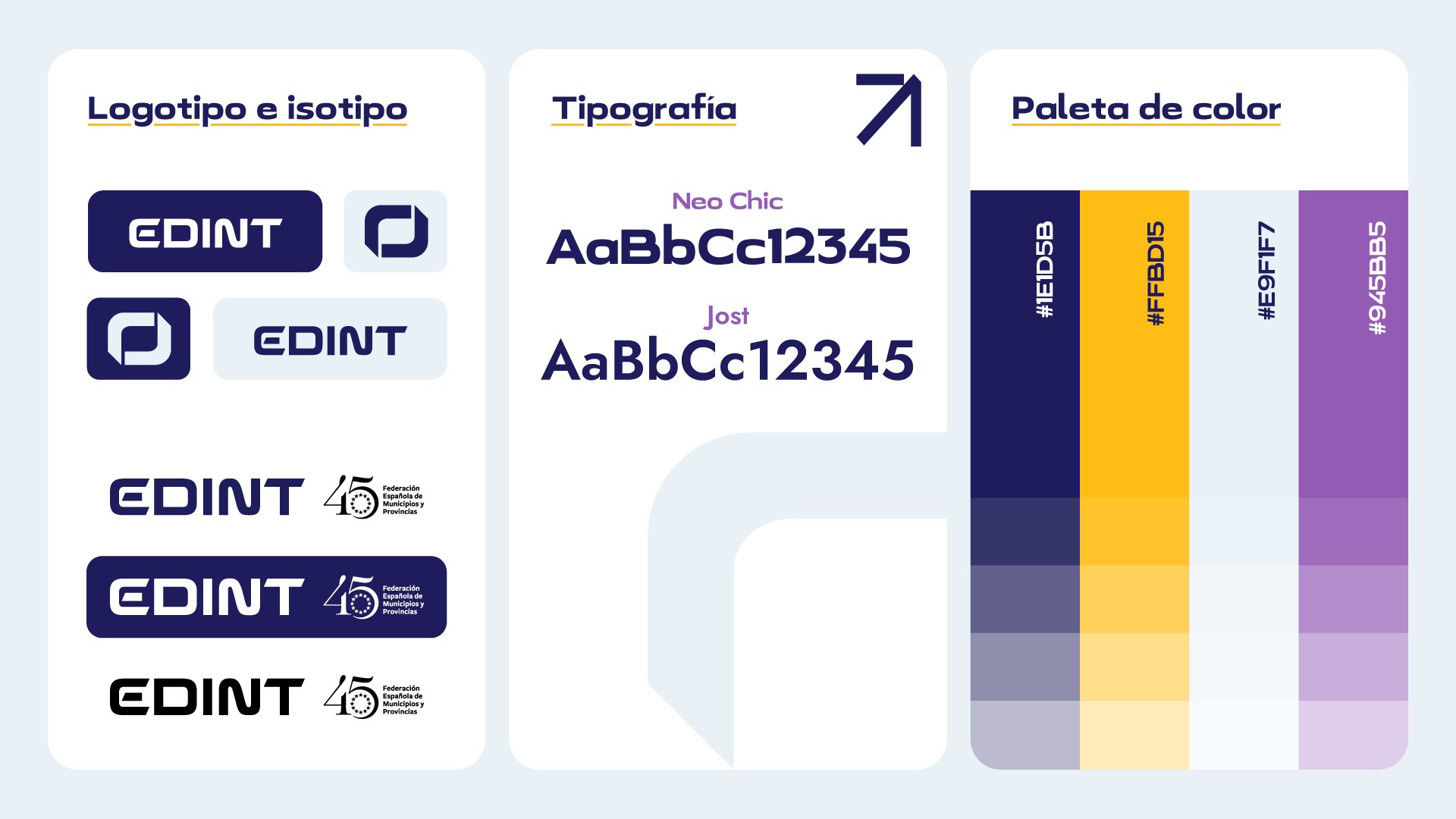 Identidad visual - EDINT