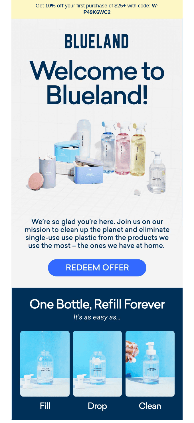 welcome-email-blueland-example